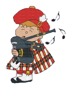 Scottish piper bp - Animovaný GIF zadarmo