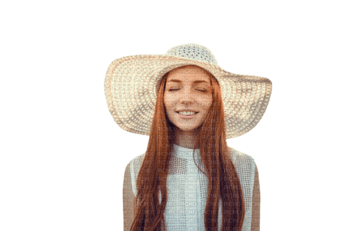 kikkapink woman spring hat - PNG gratuit