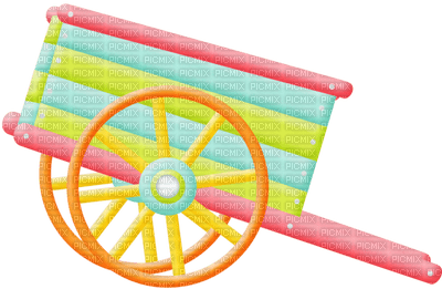 Kaz_Creations Wheel Barrow Wheelbarrow - png gratis