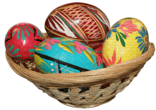 Pâques œufs décor_Easter eggs decor-tube - Free PNG