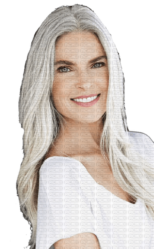 White Haired Woman - PNG gratuit