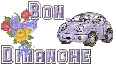 bon dimanche - Animovaný GIF zadarmo