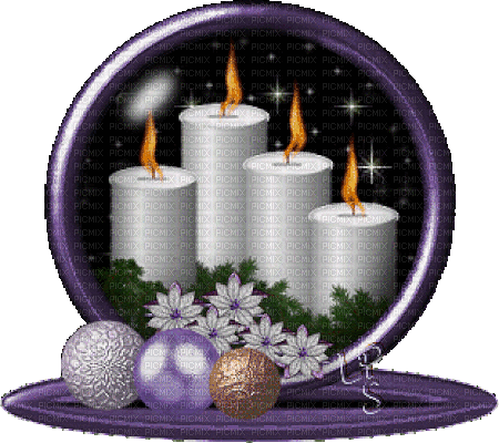 Kerzen, 4. Advent - Bezmaksas animēts GIF