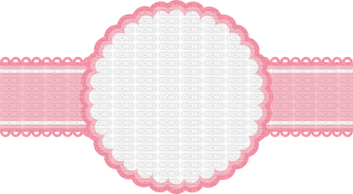 Ruban rose blanche pink white ribbon - PNG gratuit