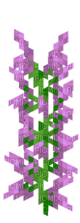 Minecraft lilas violets purple lilac - фрее пнг