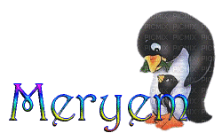 Pingouin - GIF animado grátis