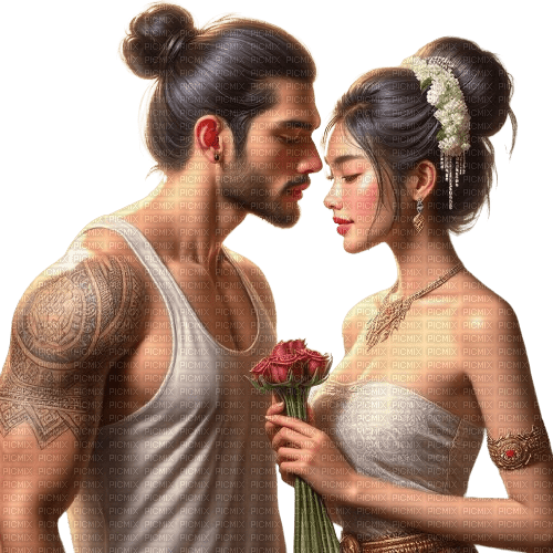 couple, love, asia - δωρεάν png