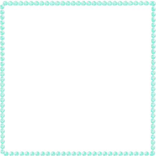 Teal Pearl Frame - фрее пнг
