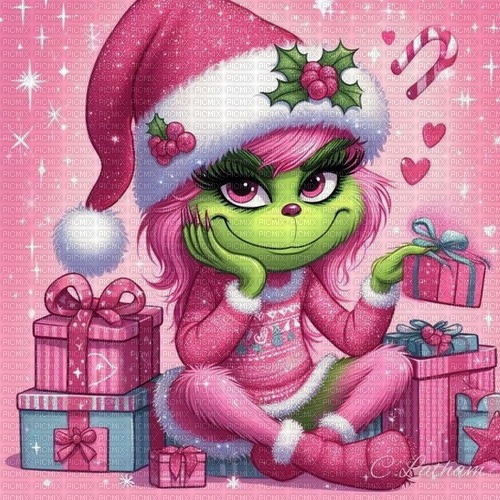 PInk grinch - Free PNG
