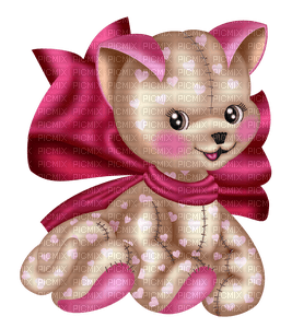 Kaz_Creations Valentine Deco Love Cute Cat Kitten - PNG gratuit