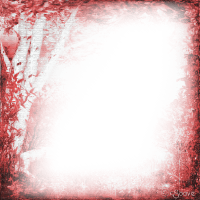 soave frame autumn tree forest pink - 免费PNG