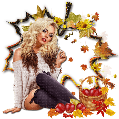 autumn woman by nataliplus - фрее пнг