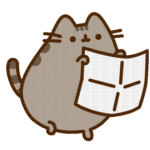 Searching Fat Cat - GIF animado gratis