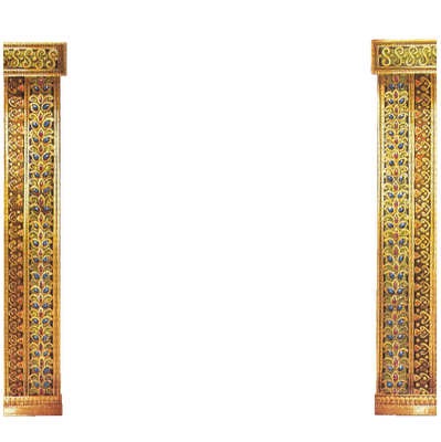 Gold pillar Temple - Free PNG