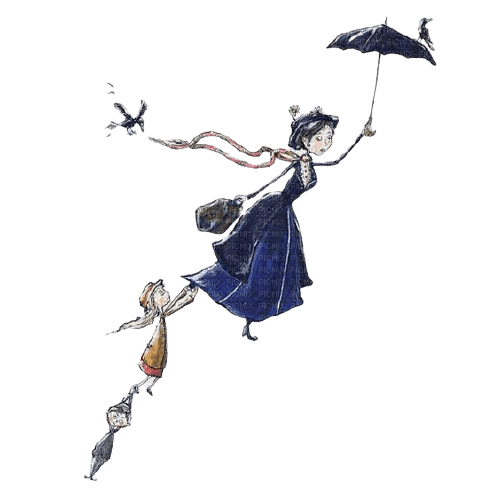 Mary Poppins - bezmaksas png