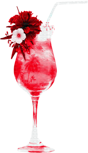 Cocktail.Flowers.Red - Free PNG