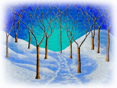 winter landscape - png gratuito