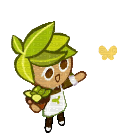 herb cookie butterfly - Gratis animerad GIF