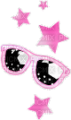 Emo scene glasses - Nemokamas animacinis gif