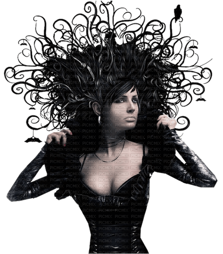 Femme gothique - Free PNG