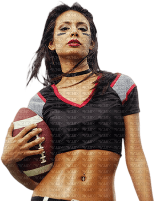 Kaz_Creations Woman Femme Rugby - PNG gratuit