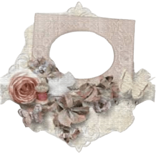 Cadre roses Teeh - PNG gratuit