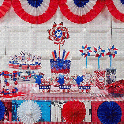 soave background animated patriotic 4th july usa - 無料のアニメーション GIF