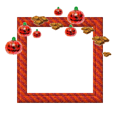 Small Red/Orange Frame - zdarma png