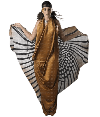 woman long dress bp - PNG gratuit