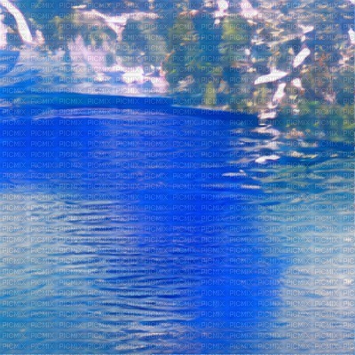 Blue Lake Background - Free PNG