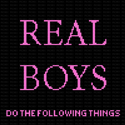 REAL BOYS - Bezmaksas animēts GIF