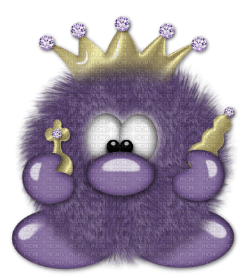 monster fun sweet tube fantasy king purple - Free PNG