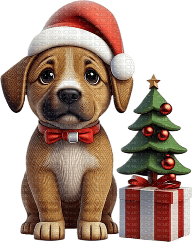 christmas dog by nataliplus - безплатен png