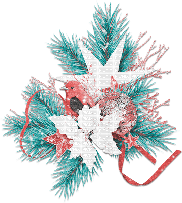 soave deco christmas winter branch flowers stars - 免费PNG