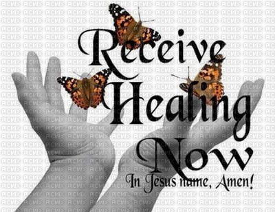 Receive Healing Now - png gratis
