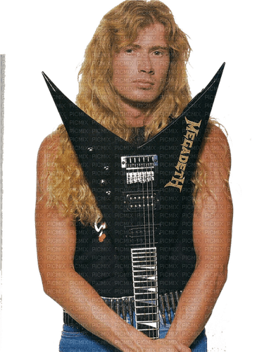 Dave Mustaine milla1959 - ücretsiz png