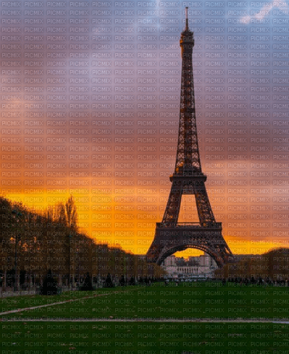 Rena Eiffelturm Paris Sunrise Sonnenuntergang - Free PNG