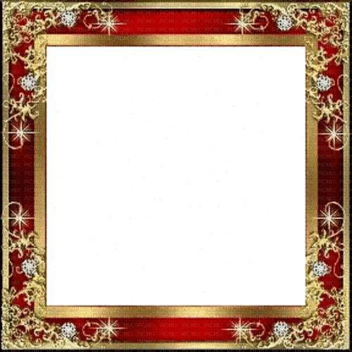 red frame glitter - Free animated GIF