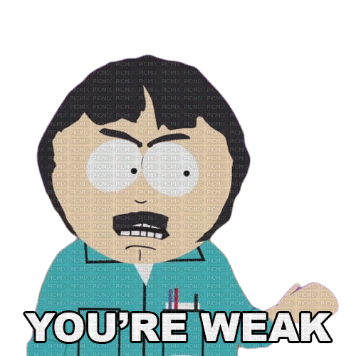 Randy Marsh You Are Weak - Bezmaksas animēts GIF