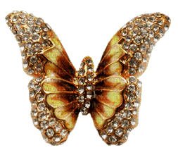 autumn gold brown deco butterfly kikkapink - ingyenes png