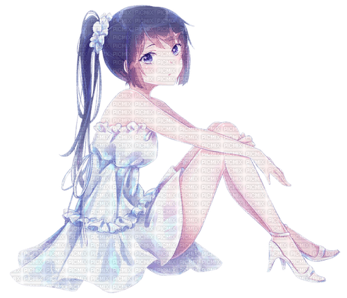 ✶ Anime Girl {by Merishy} ✶ - PNG gratuit