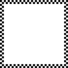 checkered frame - PNG gratuit
