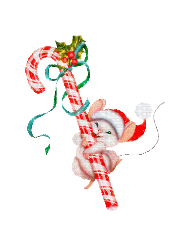 christmas mouse  by nataliplus - Bezmaksas animēts GIF