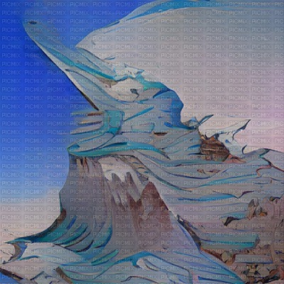 Ice Glacier Background - bezmaksas png