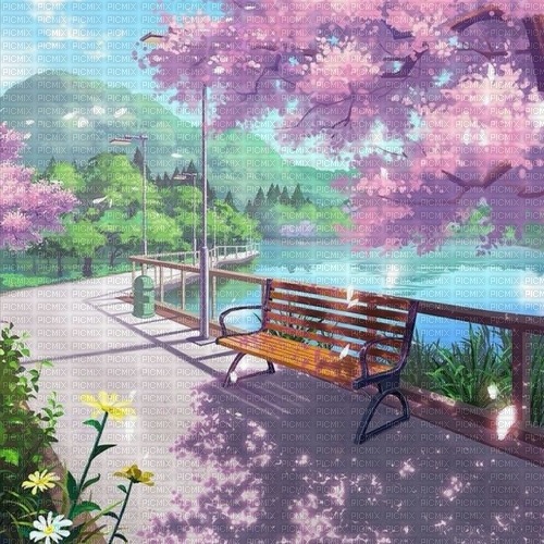 Korea background spring - бесплатно png