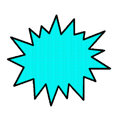 EMO STAR TURQUOISE - Бесплатный анимированный гифка