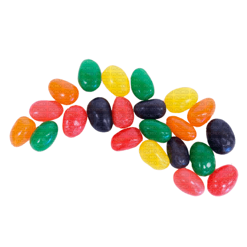colorful jelly beans - zadarmo png