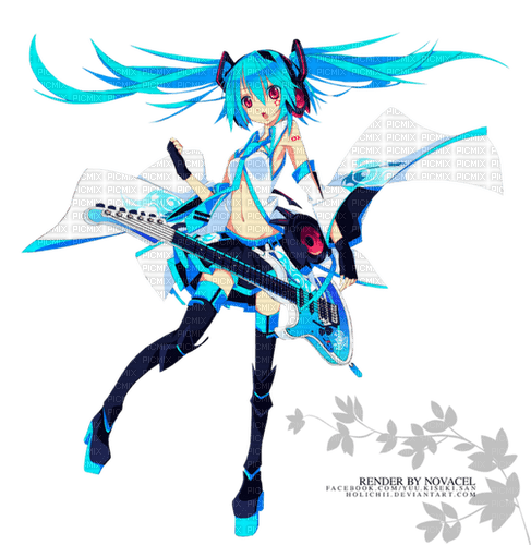 Miku Hatsune || Vocaloid {43951269} - png gratis