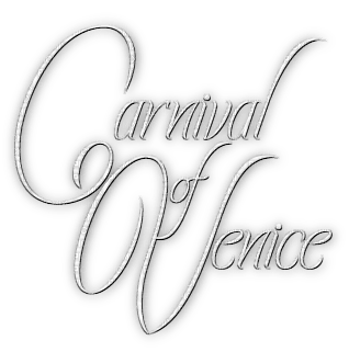 soave text carnival venice white - png gratis