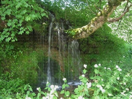 water  falling background - ilmainen png